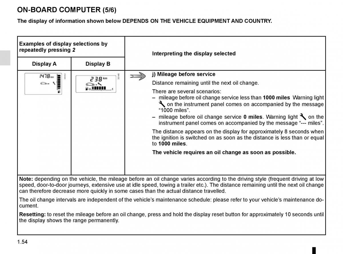 Dacia Duster owners manual / page 60