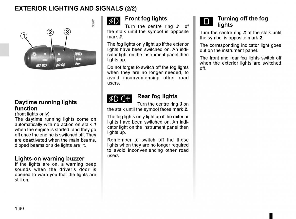 Dacia Duster owners manual / page 66