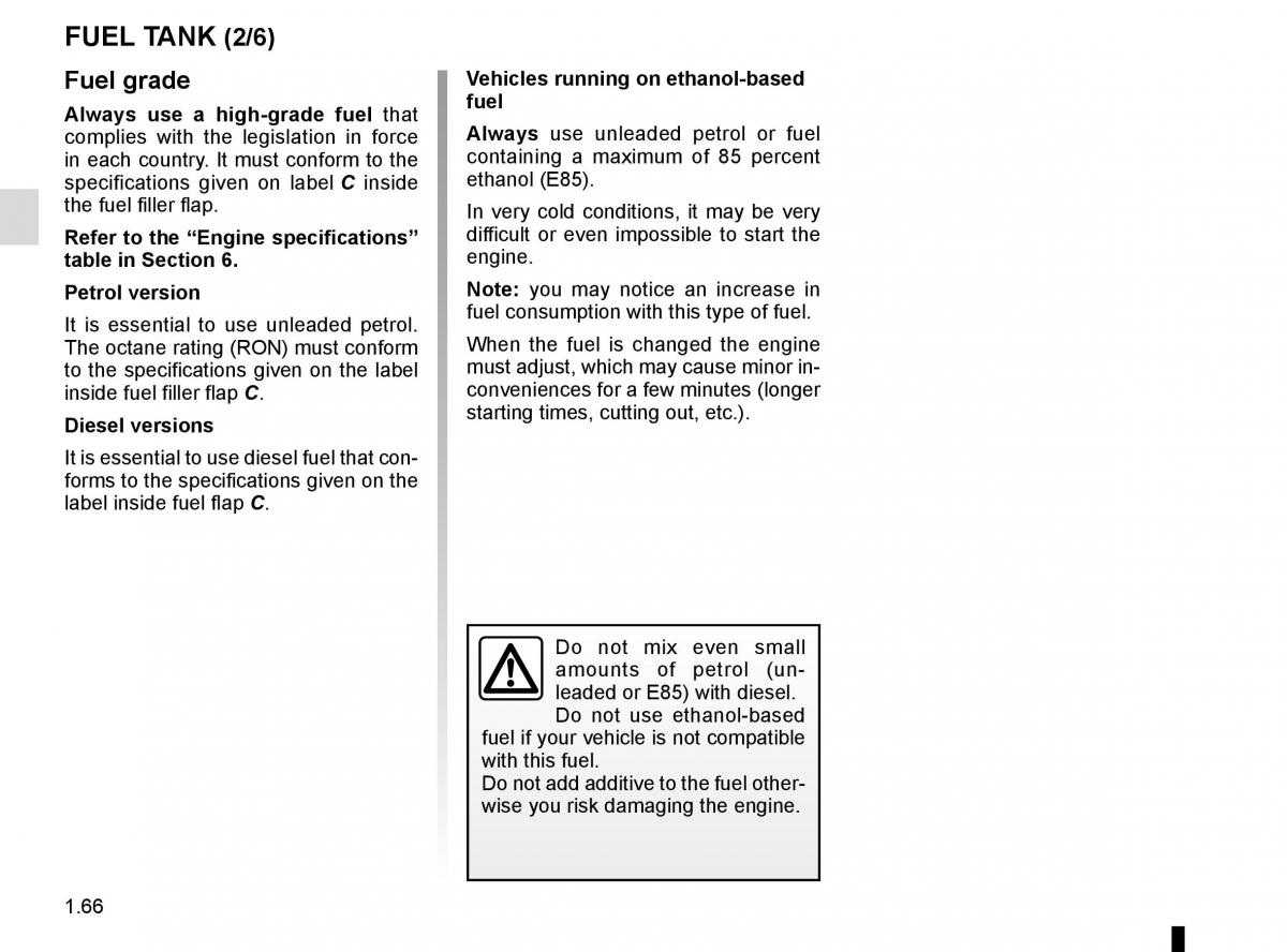 Dacia Duster owners manual / page 72