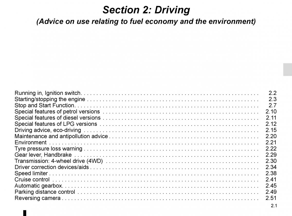 Dacia Duster owners manual / page 77