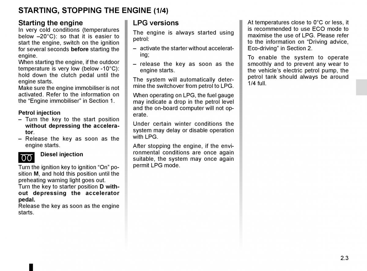 Dacia Duster owners manual / page 79