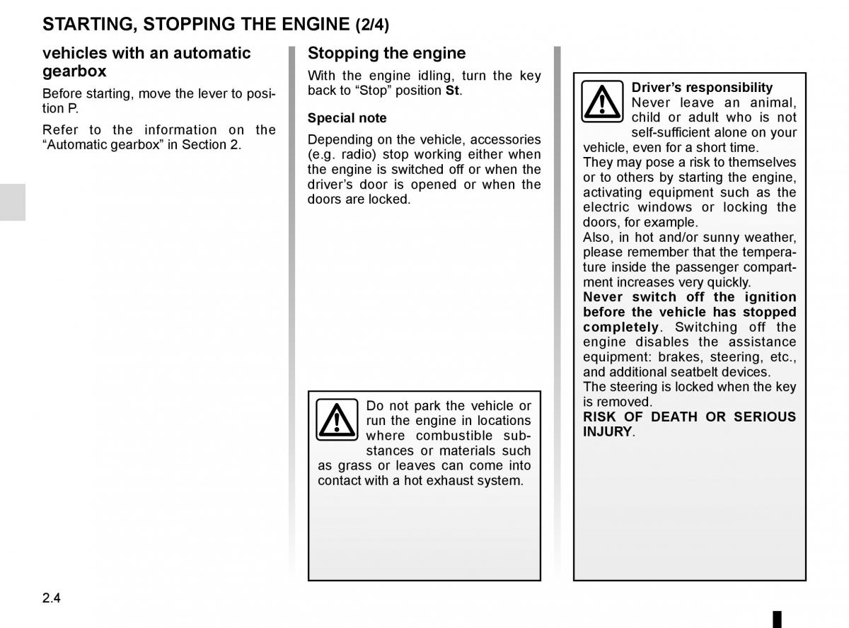 Dacia Duster owners manual / page 80