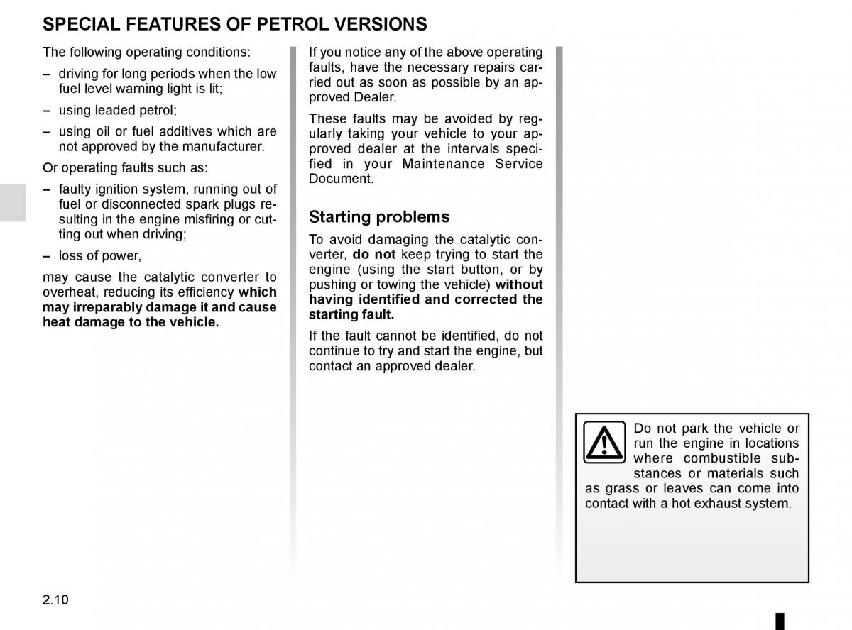 Dacia Duster owners manual / page 86