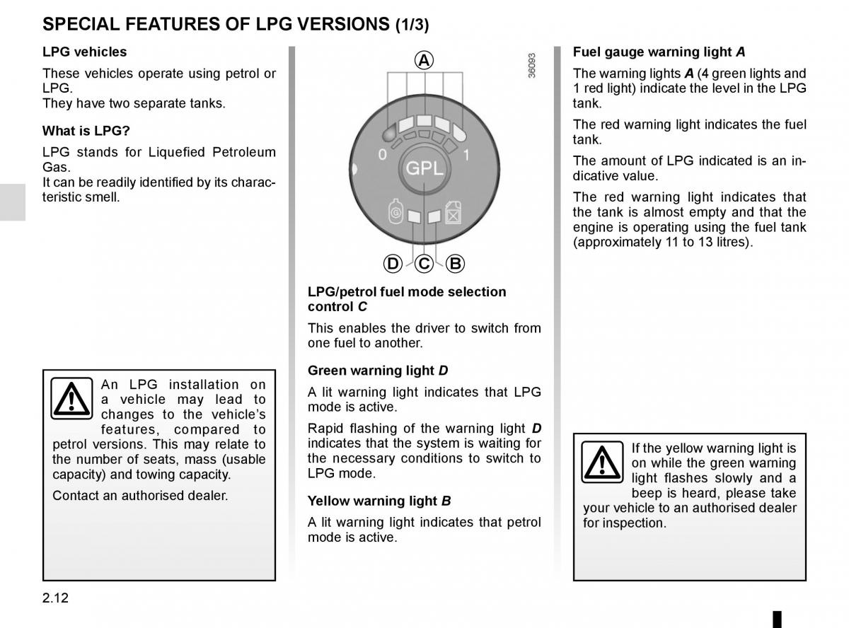 Dacia Duster owners manual / page 88