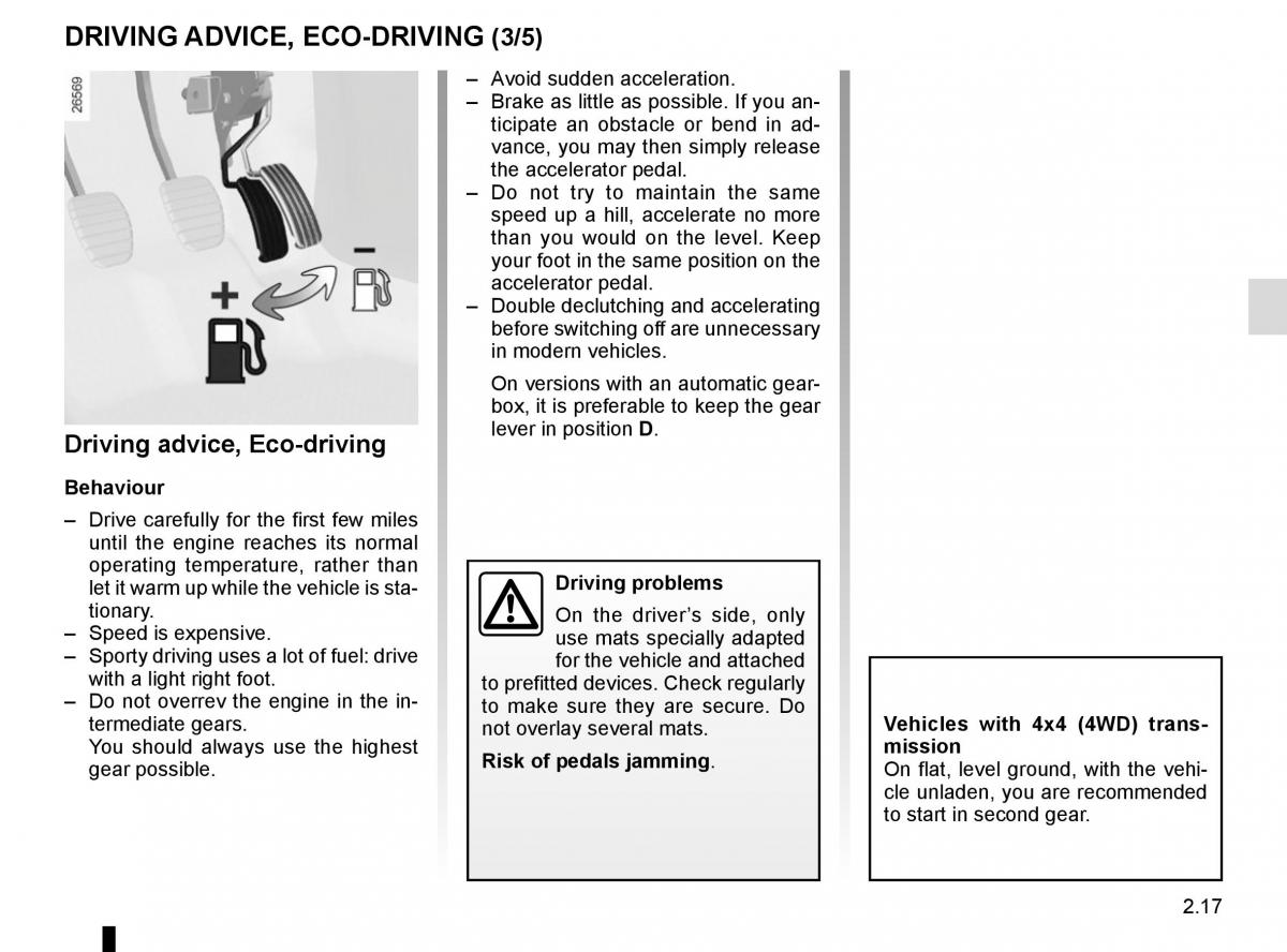 Dacia Duster owners manual / page 93