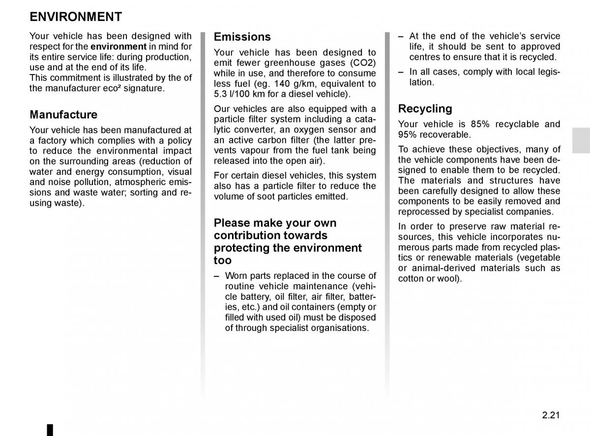 Dacia Duster owners manual / page 97