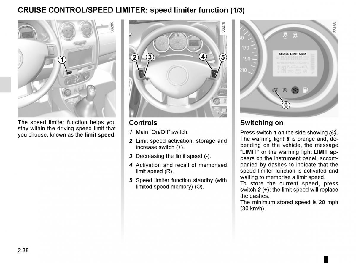 Dacia Duster owners manual / page 114