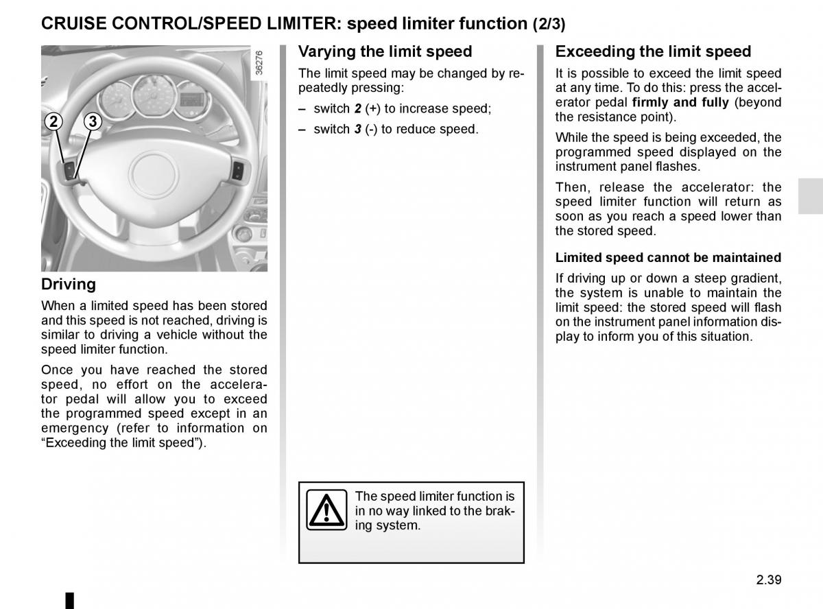 Dacia Duster owners manual / page 115