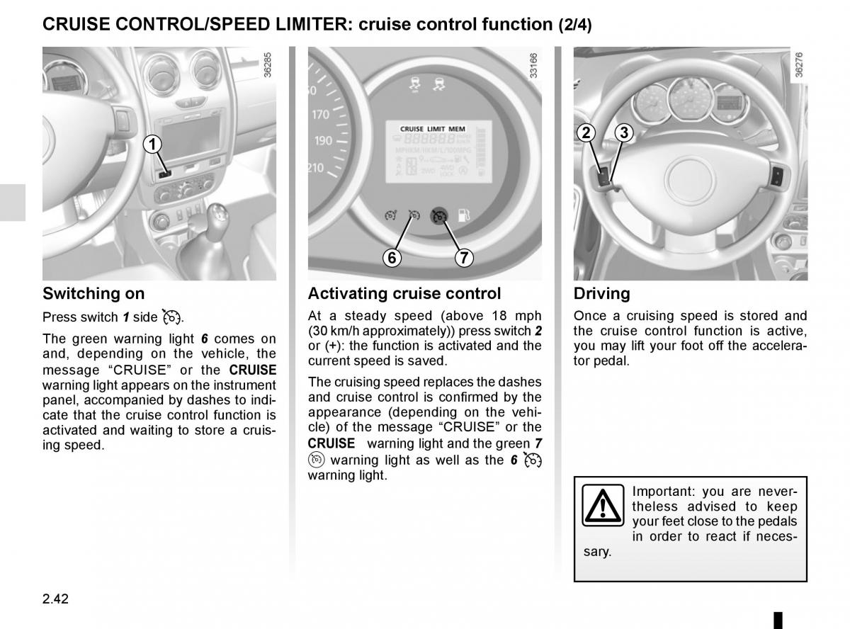 Dacia Duster owners manual / page 118