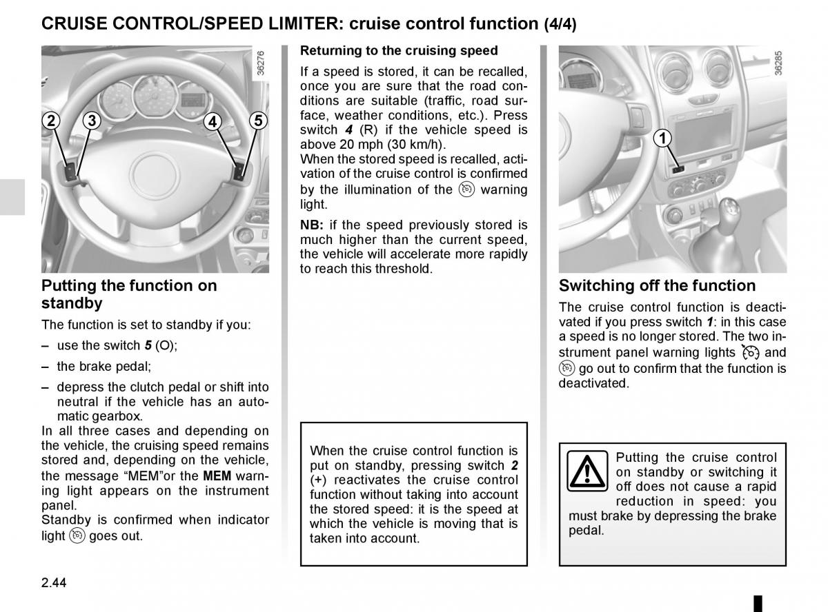 Dacia Duster owners manual / page 120