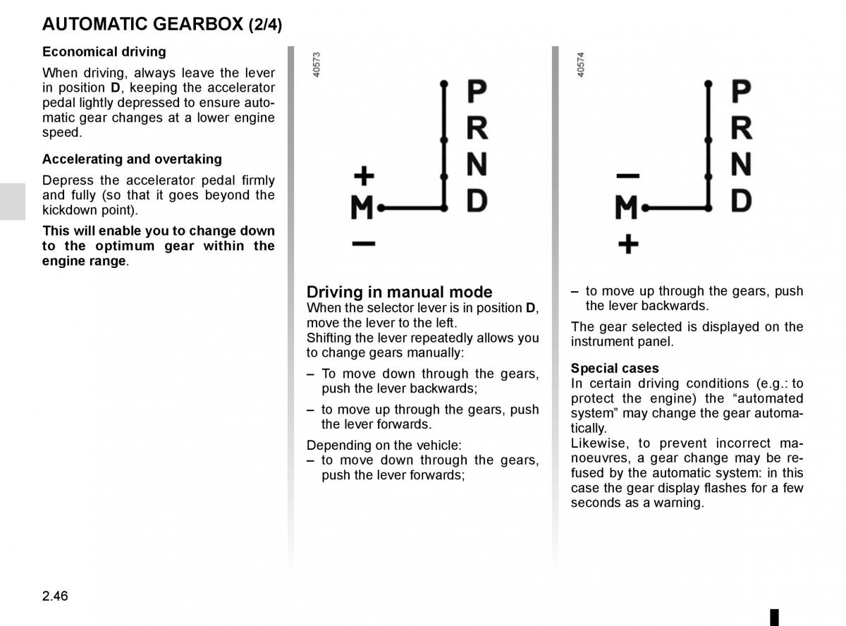 Dacia Duster owners manual / page 122