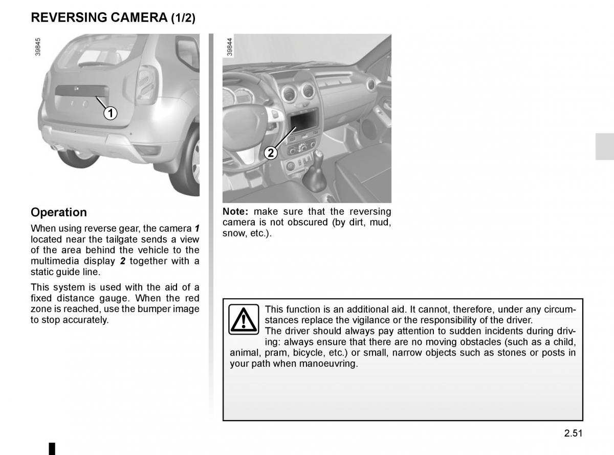 Dacia Duster owners manual / page 127