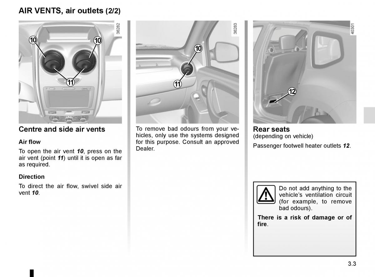 Dacia Duster owners manual / page 131