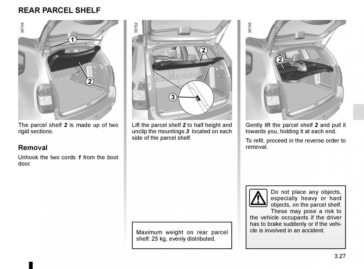 Dacia Duster owners manual / page 155