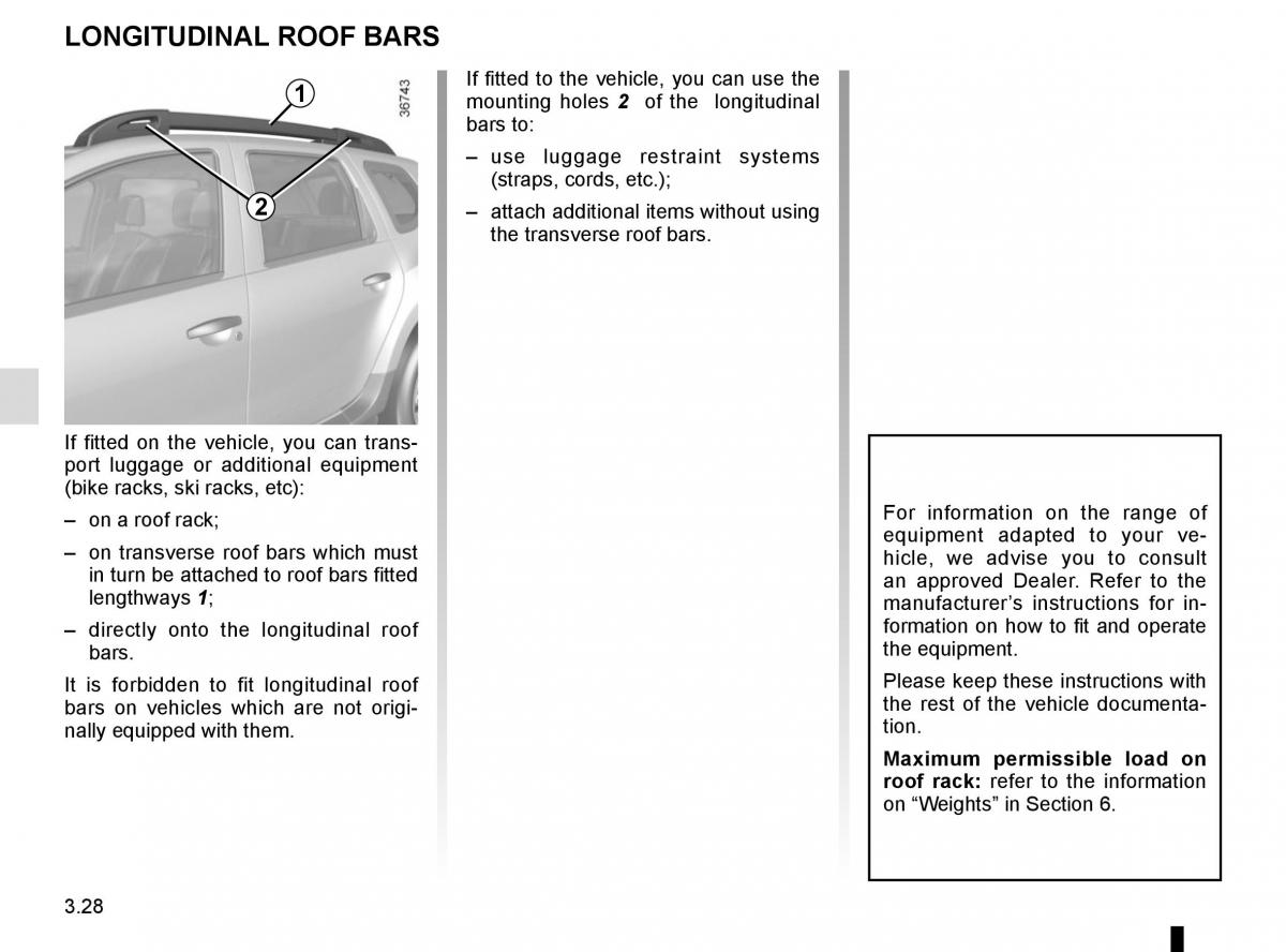 Dacia Duster owners manual / page 156