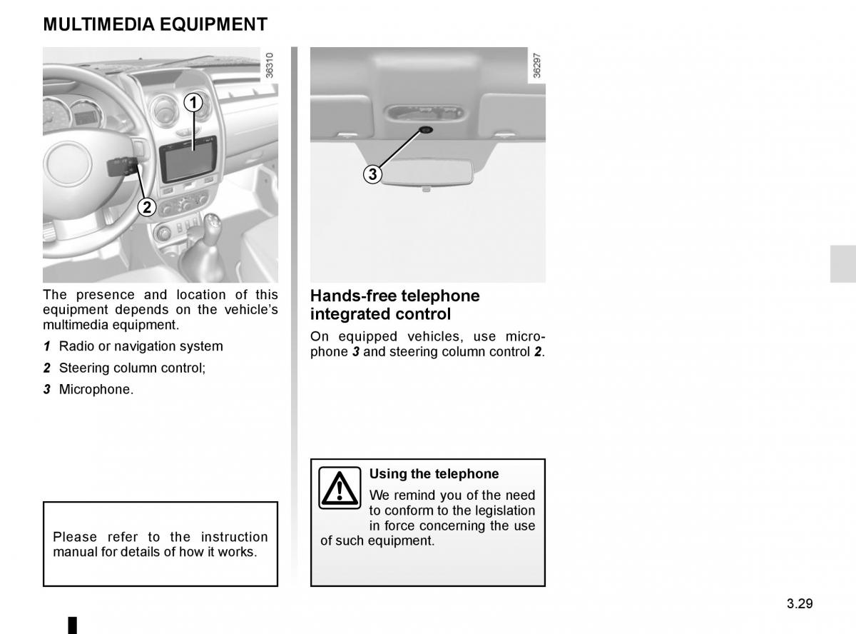 Dacia Duster owners manual / page 157