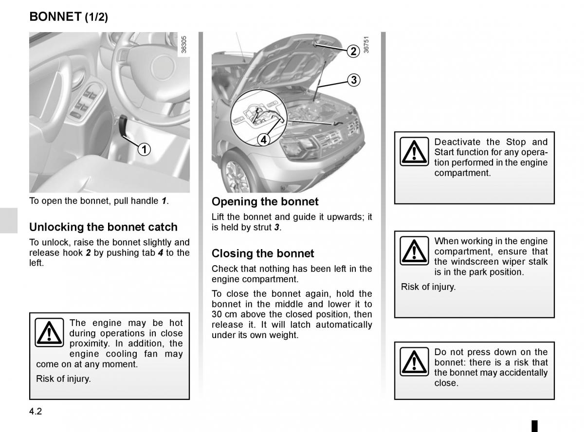 Dacia Duster owners manual / page 160