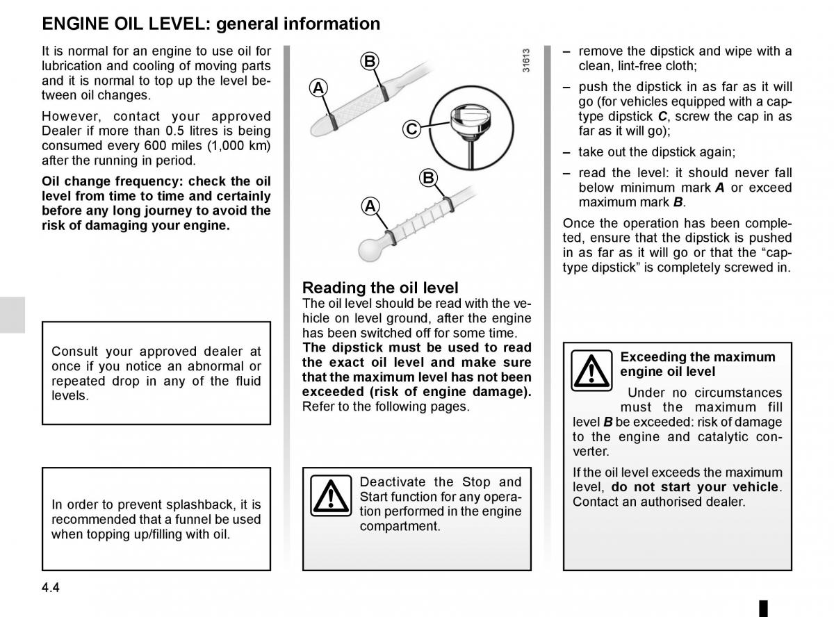 Dacia Duster owners manual / page 162