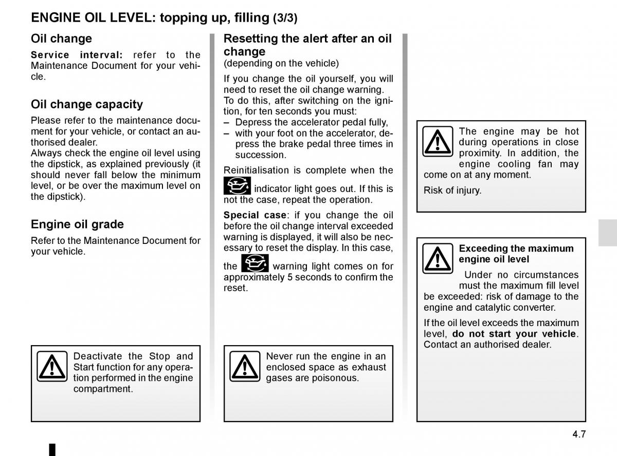 Dacia Duster owners manual / page 165