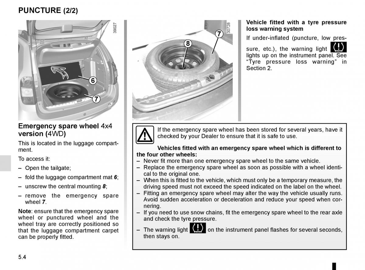 Dacia Duster owners manual / page 182