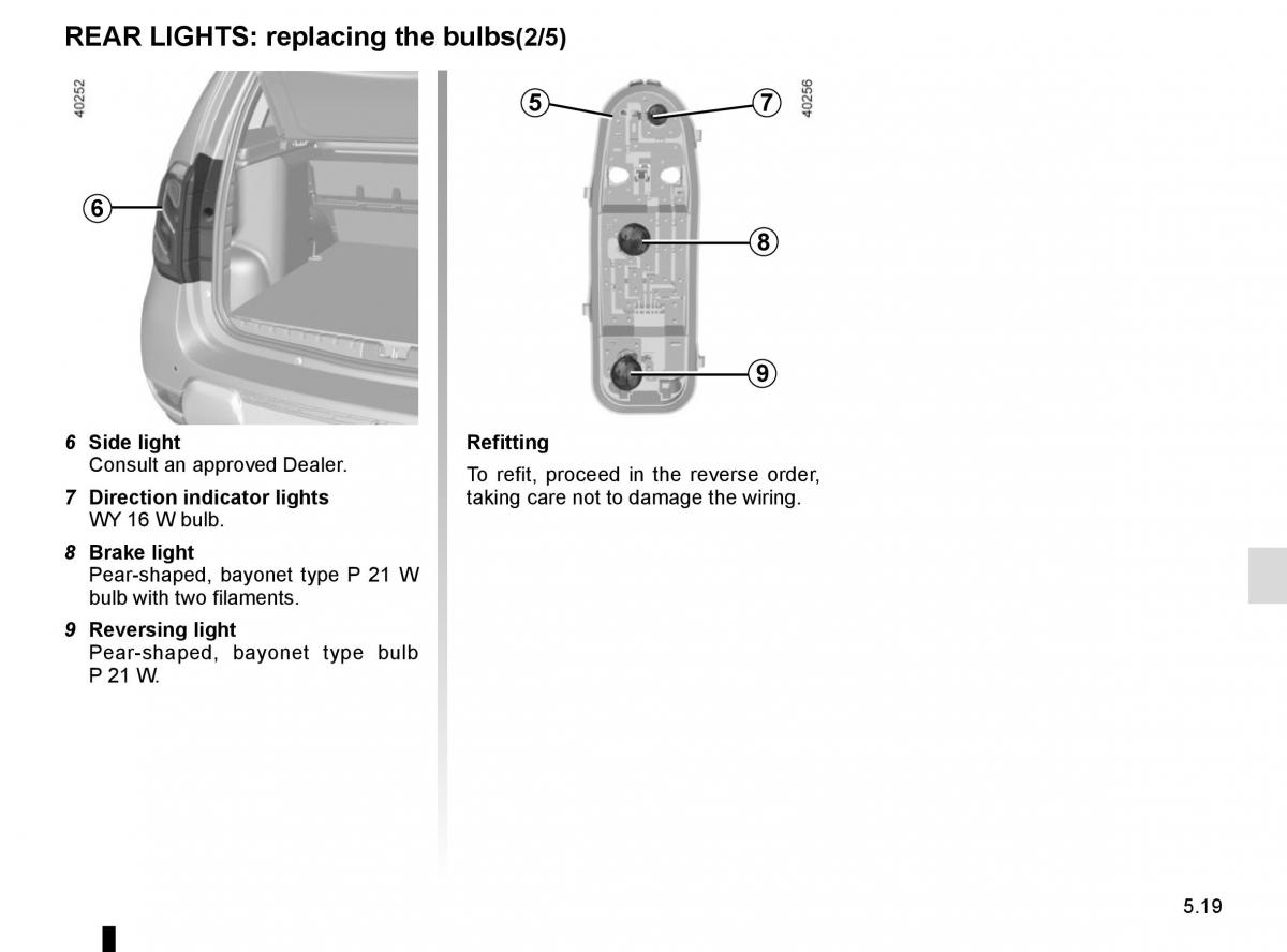 Dacia Duster owners manual / page 197