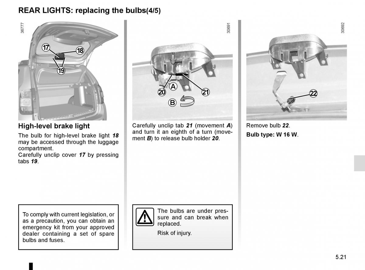 Dacia Duster owners manual / page 199