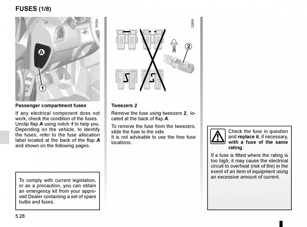 Dacia Duster owners manual / page 206