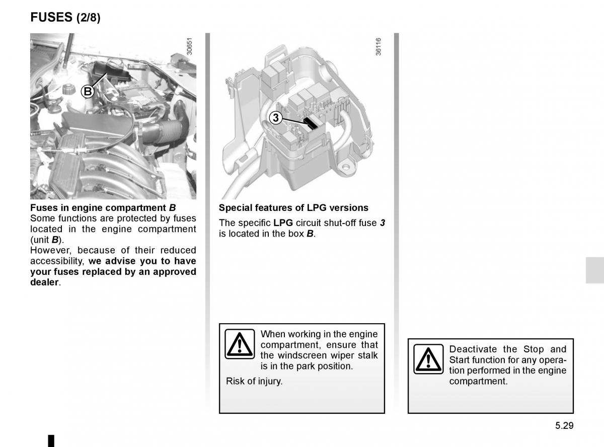 Dacia Duster owners manual / page 207