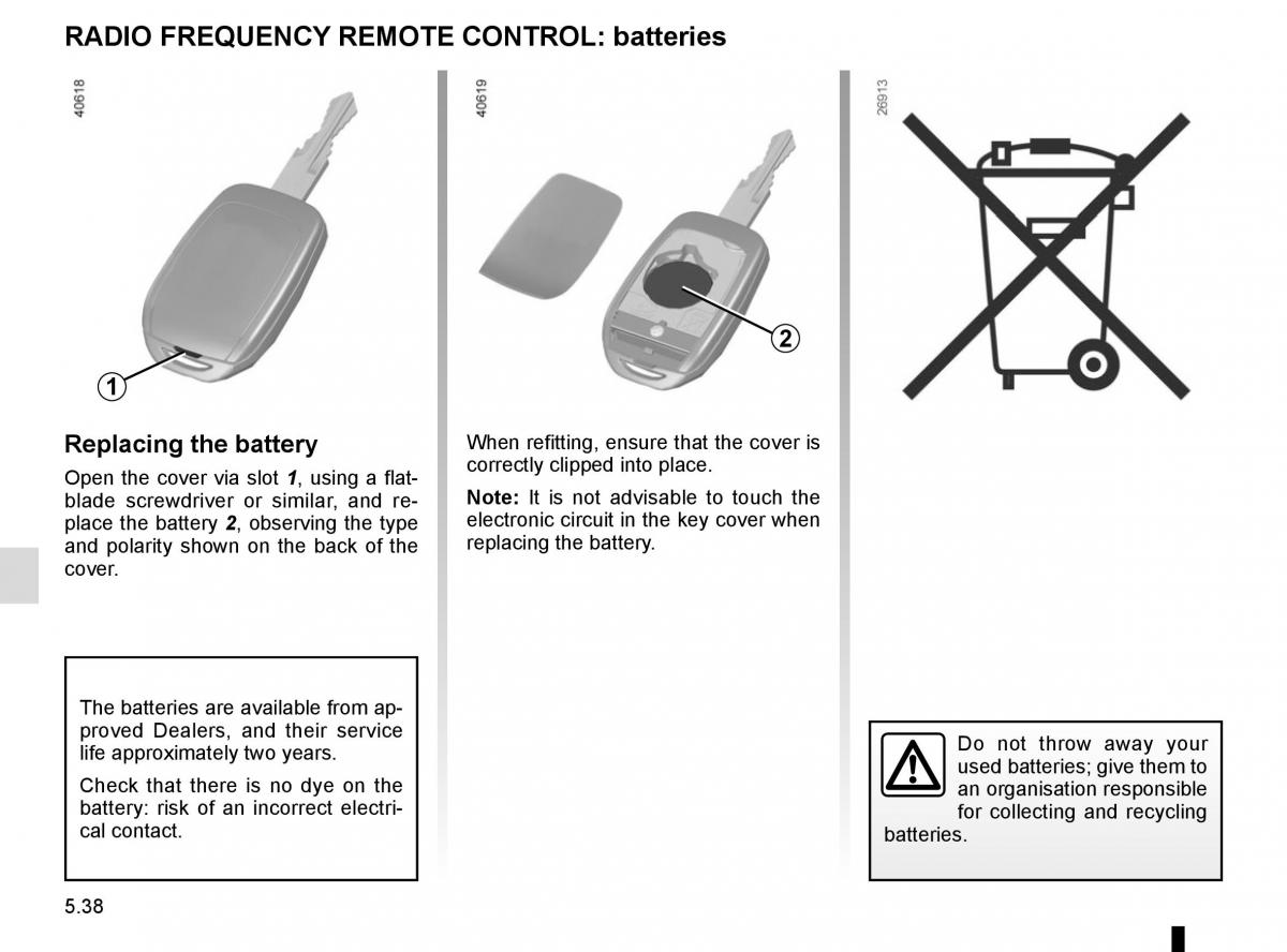 Dacia Duster owners manual / page 216