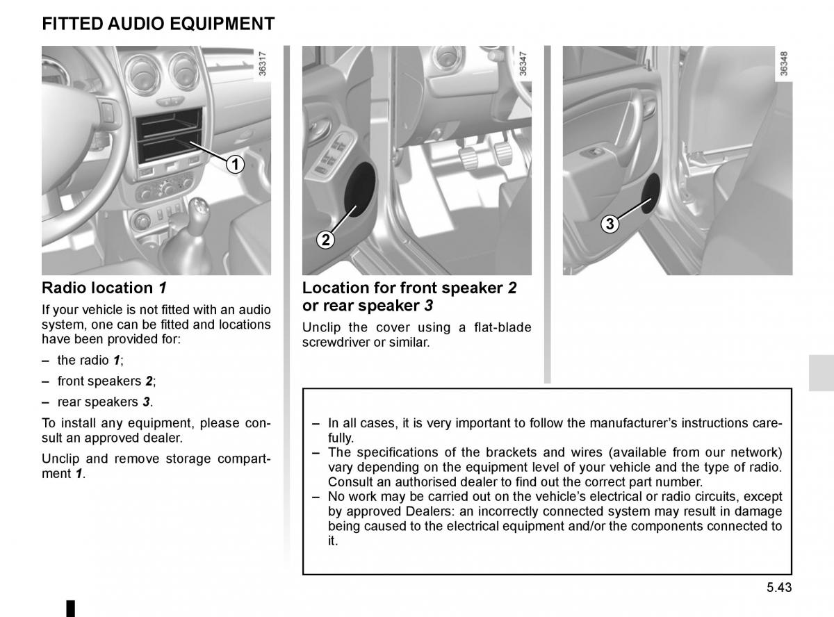 Dacia Duster owners manual / page 221