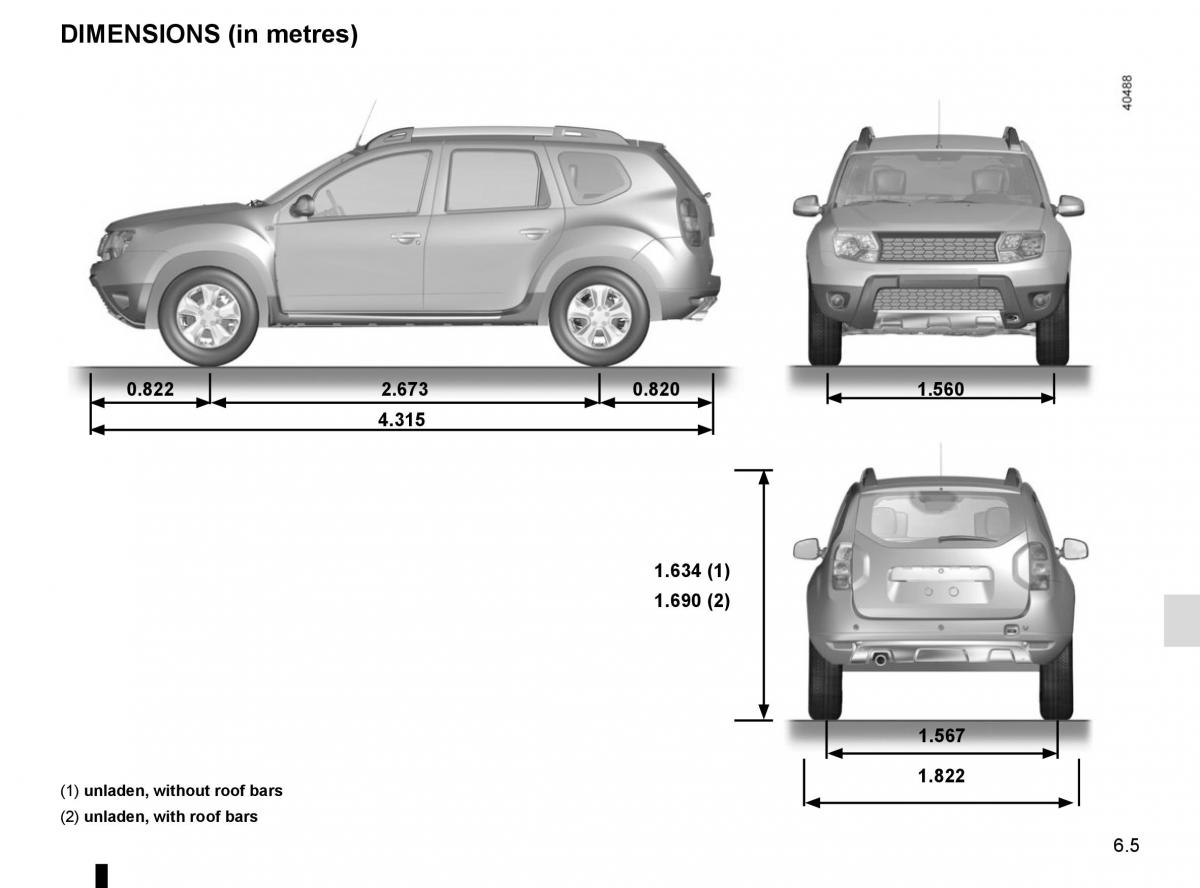 Dacia Duster owners manual / page 233