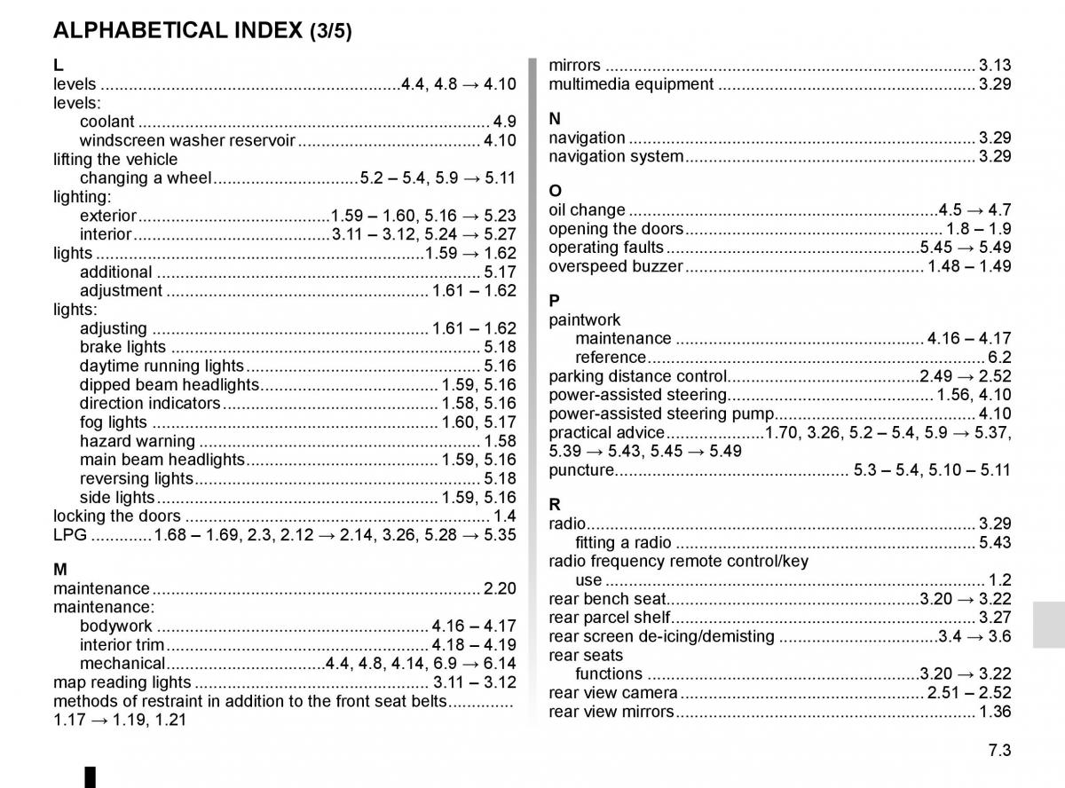 Dacia Duster owners manual / page 251