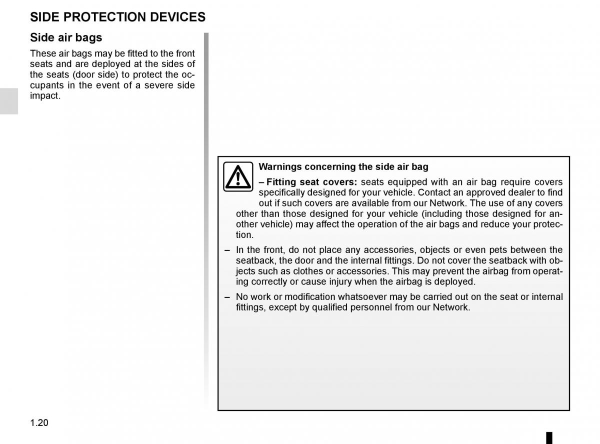 Dacia Duster owners manual / page 26