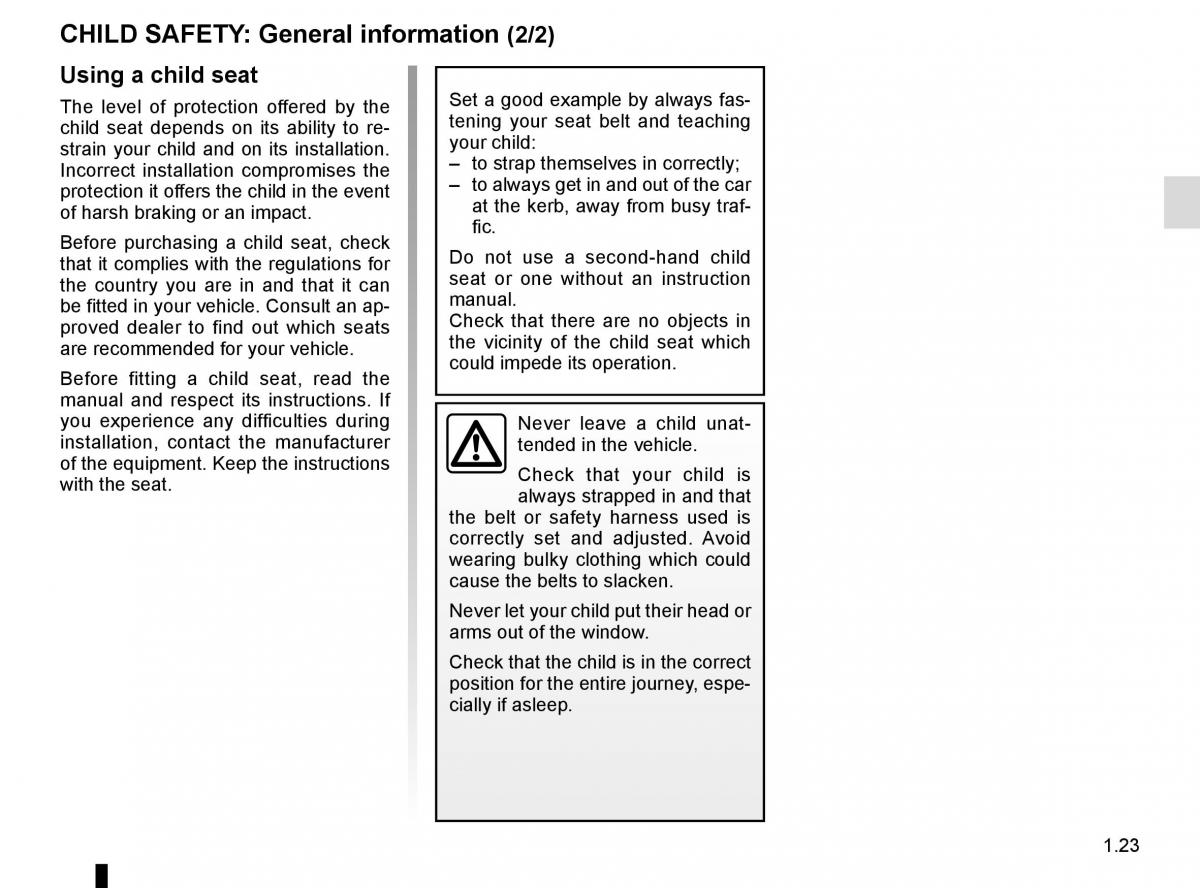 Dacia Duster owners manual / page 29