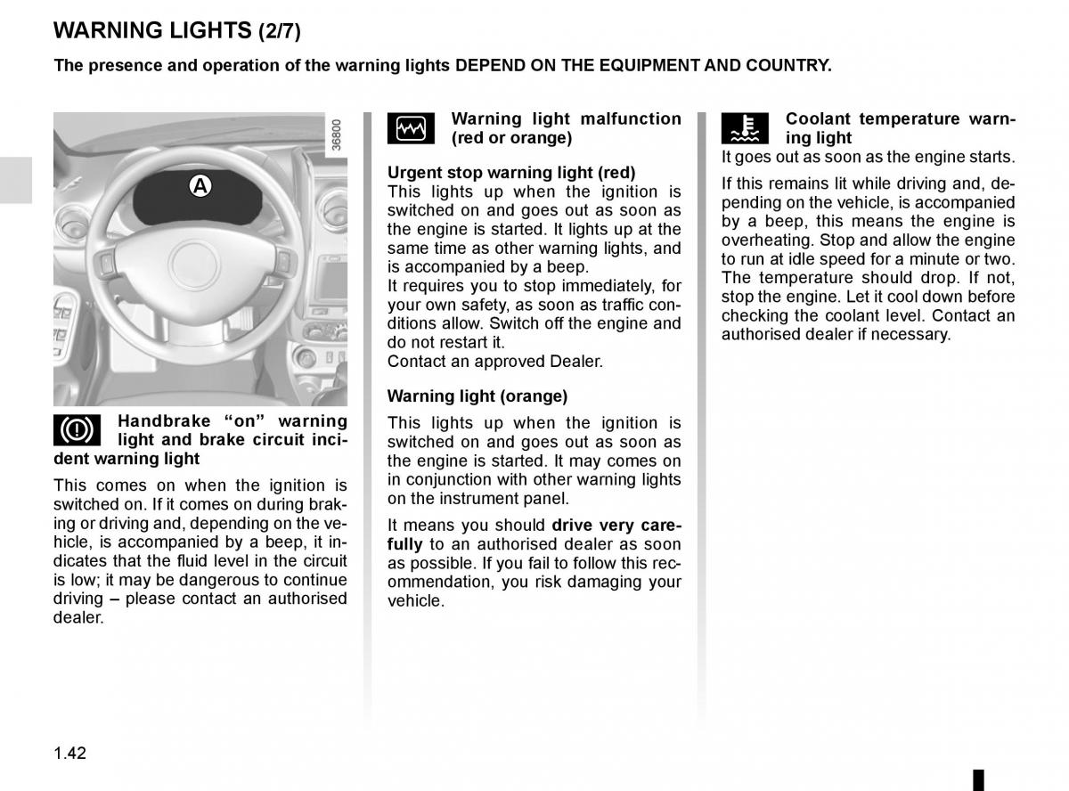 Dacia Duster owners manual / page 48