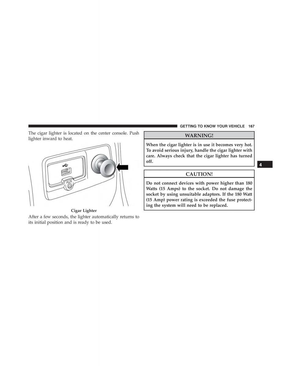 Jeep Renegade owners manual / page 169