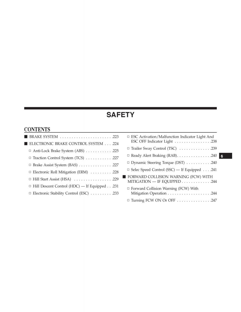 Jeep Renegade owners manual / page 223