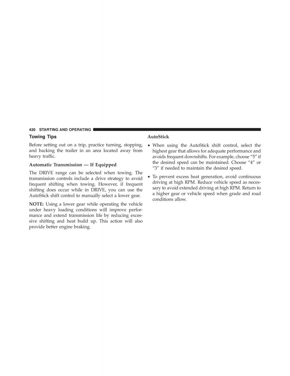 Jeep Renegade owners manual / page 422