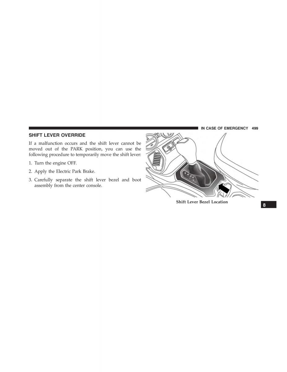 Jeep Renegade owners manual / page 501