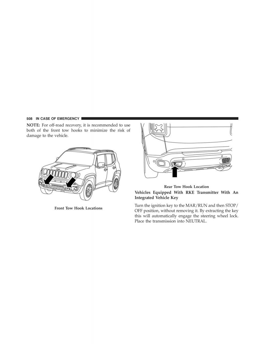 Jeep Renegade owners manual / page 510