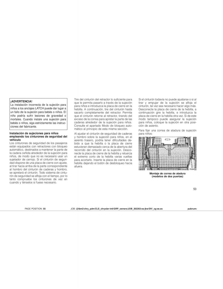 Jeep Wrangler JK manual del propietario / page 55