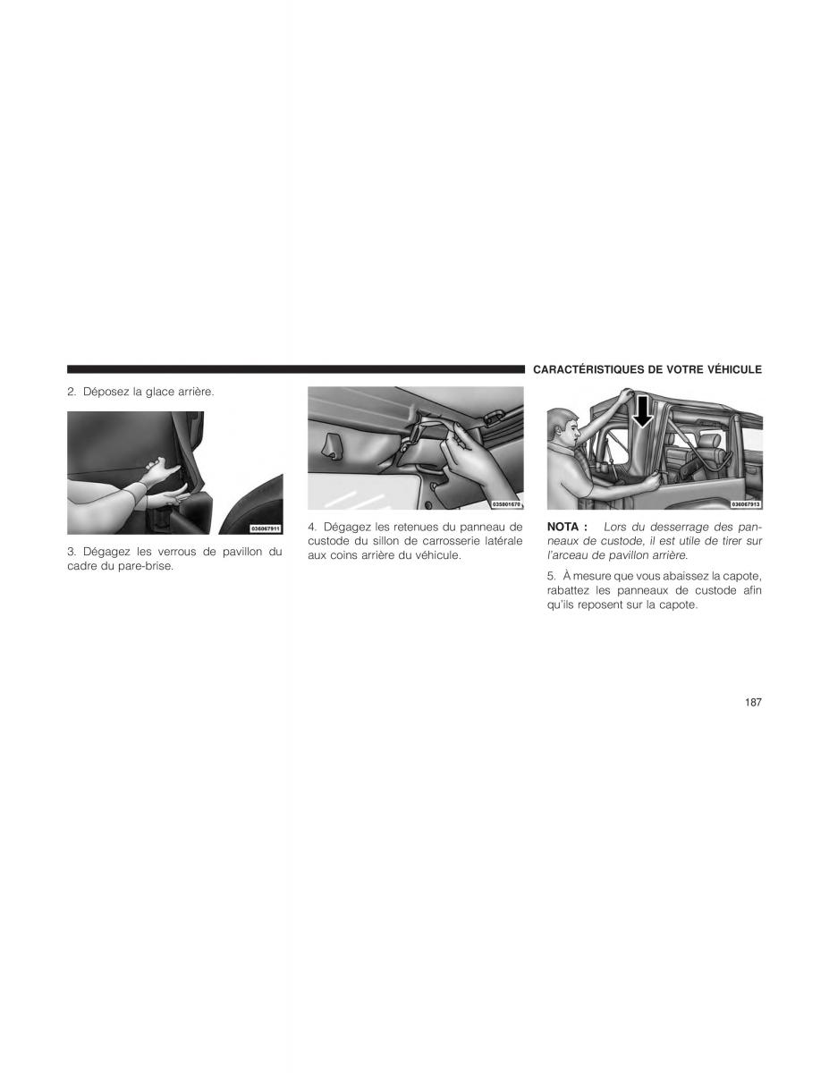 Jeep Wrangler JK manuel du proprietaire / page 189