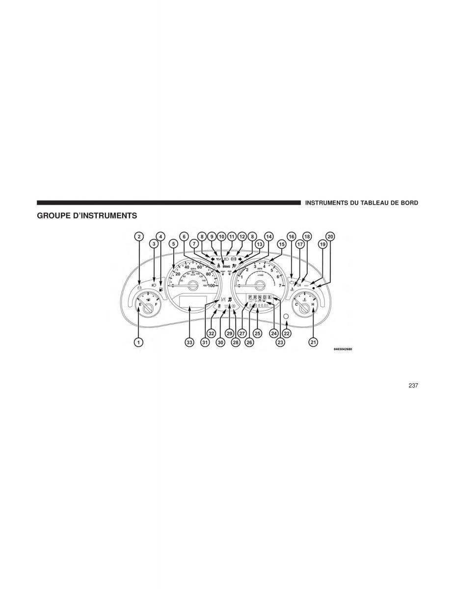 Jeep Wrangler JK manuel du proprietaire / page 239