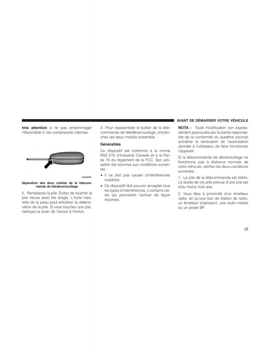 Jeep Wrangler JK manuel du proprietaire / page 25