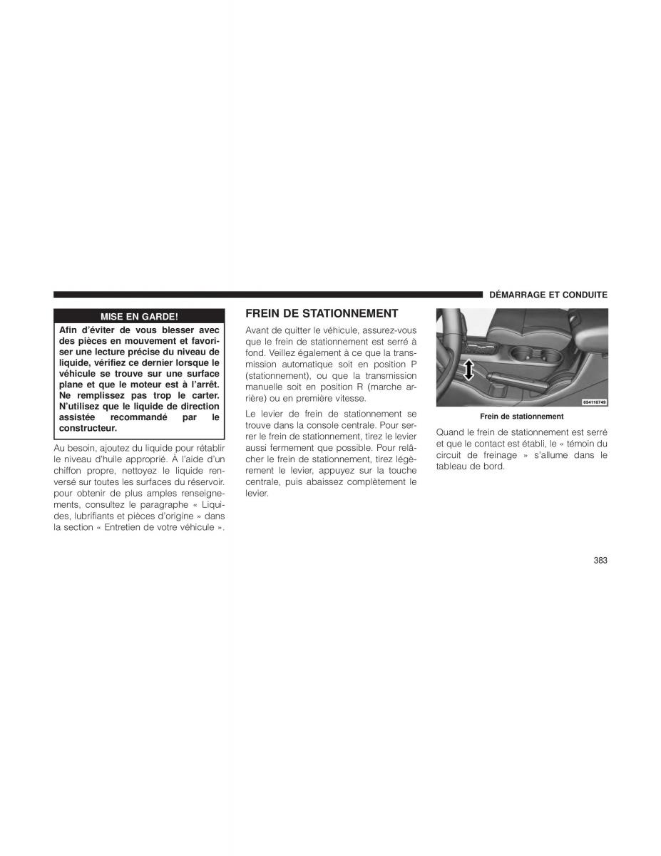 Jeep Wrangler JK manuel du proprietaire / page 385