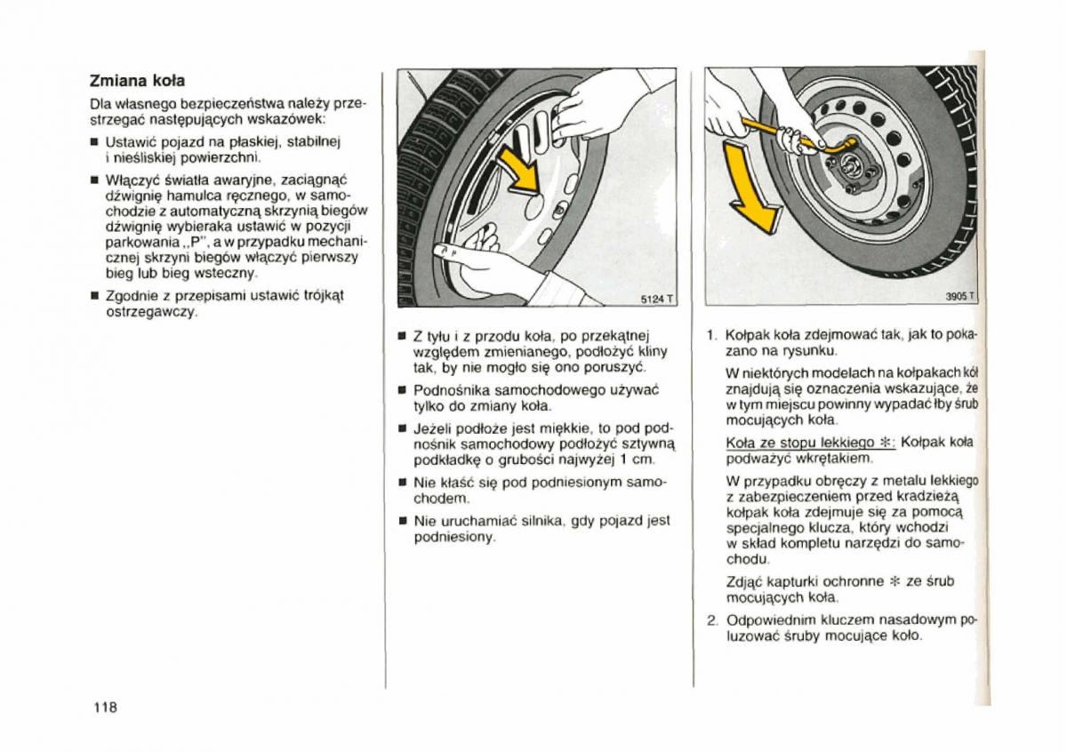 Opel astra I 1 F instrukcja obslugi / page 114