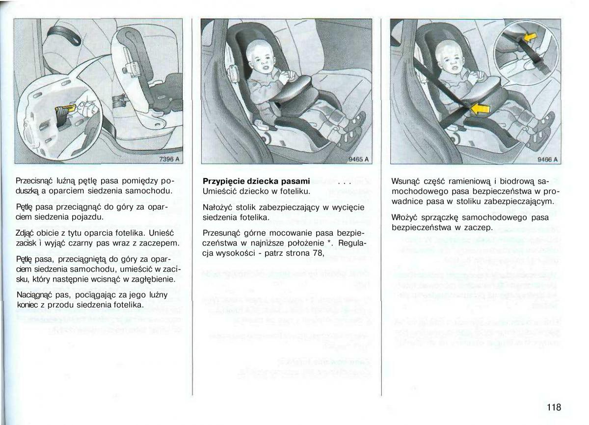 Opel Astra II 2 G instrukcja obslugi / page 114