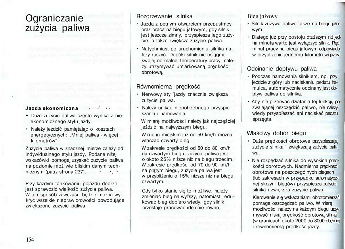 Opel Astra II 2 G instrukcja obslugi / page 155