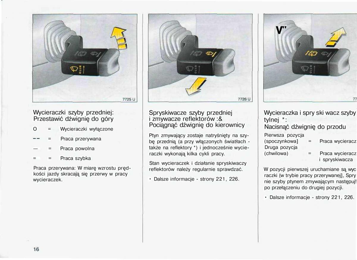 Opel Astra II 2 G instrukcja obslugi / page 17