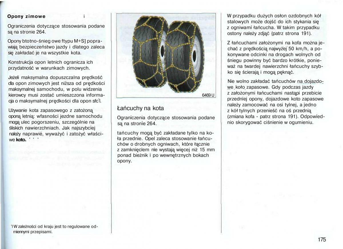 Opel Astra II 2 G instrukcja obslugi / page 176